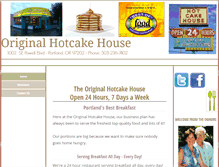 Tablet Screenshot of hotcakehouse.com